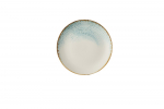 CHURCHILL HOMESPUN ACCENTS COUPE PLATE AQUAMARINE