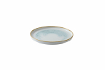 HOMESPUN ACCENTS WALLED PLATE 10 2/8" JASPER GREY