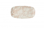 CHURCHILL KINTSUGI CORAL 13 7/8" OBLONG PLATE