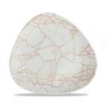 CHURCHILL KINTSUGI CORAL 9" TRIANGLE PLATE