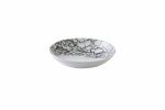 KINTSUGI ACCENTS BOWL 9.75" COUPE QUARTZ BLACK EVOLVE