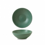 CHURCHILL SUPER VITRIFIED NOURISH ANDORRA GREEN SHALLOW BOWL 9OZ