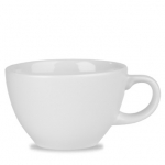 CHURCHILL SUPER VITRIFIED WHITE PROFILE TEA CUP 8OZ