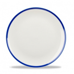 CHURCHILL SUPER VITRIFIED RETRO BLUE COUPE PLATE 6.5"