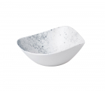 CHURCHILL SUPER VITRIFIED STUDIO PRINTS HAZE BLUE TRIANGULAR BOWL 21OZ