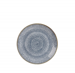 CHURCHILL SUPER VITRIFIED STUDIO PRINTS SLATE BLUE COUPE PLATE 6.5"