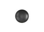 CHURCHILL SUPER VITRIFIED STONECAST RAW BLACK COUPE BOWL 15OZ