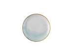 CHURCHILL SUPER VITRIFIED STONECAST ACCENTS DUCK EGG COUPE PLATE 11.3"