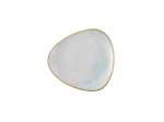 CHURCHILL SUPER VITRIFIED STONECAST ACCENTS DUCK EGG TRIANGULAR PLATE 10.4"