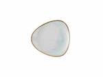 CHURCHILL SUPER VITRIFIED STONECAST ACCENTS DUCK EGG TRIANGULAR PLATE 9"