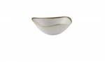 CHURCHILL SUPER VITRIFIED STONECAST ACCENTS DUCK EGG TRIANGULAR BOWL 13OZ