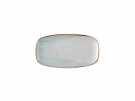 CHURCHILL SUPER VITRIFIED STONECAST ACCENTS DUCK EGG OBLONG PLATE 11.7X6"