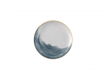 CHURCHILL SUPER VITRIFIED STONECAST ACCENTS BLUEBERRY COUPE PLATE 10.2"