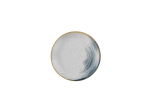 CHURCHILL SUPER VITRIFIED STONECAST ACCENTS BLUEBERRY COUPE PLATE 6.5"