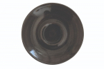 CHURCHILL SUPER VITRIFIED STONECAST PATINA IRON BLACK SAUCER 6.1"