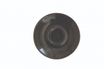 CHURCHILL SUPER VITRIFIED STONECAST PATINA IRON BLACK SAUCER 4.6"