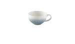 CHURCHILL SUPER VITRIFIED STUDIO PRINTS RAKU TOPAZ BLUE CAPPUCCINO CUP 8OZ
