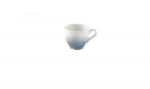 CHURCHILL SUPER VITRIFIED STUDIO PRINTS RAKU TOPAZ BLUE ESPRESSO CUP 3.5OZ