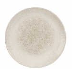 CHURCHILL SUPER VITRIFIED STUDIO PRINTS RAKU AGATE GREY COUPE PLATE 10.2"