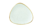 CHURCHILL SUPER VITRIFIED STONECAST DUCK EGG BLUE TRIANGULAR PLATE 9"