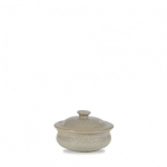 CHURCHILL SUPER VITRIFIED STONECAST PEPPERCORN GREY LIDDED STEWPOT 15.1OZ