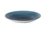 CHURCHILL SUPER VITRIFIED STONECAST AQUEOUS LAGOON COUPE PLATE 11"