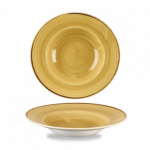 CHURCHILL SUPER VITRIFIED STONECAST MUSTARD SEED WIDE RIM BOWL 9.6OZ