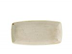 CHURCHILL SUPER VITRIFIED STONECAST NUTMEG CREAM OBLONG PLATE 11.6X5.5"