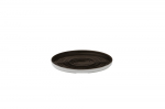 CHURCHIL STONECAST PATINA 10 1/4" WALLED PLATE IRON BLAC