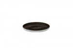 CHURCHIL STONECAST PATINA 8 1/4" WALLED PLAT IRON BLACK