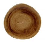 CHURCHILL SUPER VITRIFIED STONECAST PATINA VINTAGE COPPER COUPE PLATE 11.3"