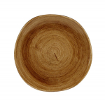 CHURCHILL SUPER VITRIFIED STONECAST PATINA VINTAGE COPPER COUPE PLATE 10.2"