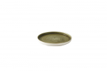 CHURCHILL STONECAST PLUME 8 1/4" WALLED PLATE OLIVE
