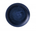 CHURCHILL SUPER VITRIFIED STONECAST PLUME ULTRAMARINE COUPE PLATE 11.3"