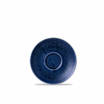 CHURCHILL STONECAST PLUME X12 ULTRAMARINE SAUCER 11.8CM