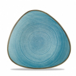 CHURCHIL STONECAST RAW 9" TRIANGLE PLATE BLUE