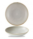 CHURCHIL STONECAST RAW 15OZ COUPE BOWL GREY