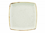 CHURCHILL SUPER VITRIFIED STONECAST SQUARE PLATE 10.5"