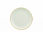 CHURCHILL SUPER VITRIFIED STONECAST BARLEY WHITE COUPE PLATE 10.3"