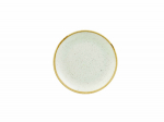 CHURCHILL SUPER VITRIFIED STONECAST BARLEY WHITE COUPE PLATE 6.5"