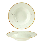 CHURCHILL SUPER VITRIFIED STONECAST BARLEY WHITE WIDE RIM BOWL 10OZ