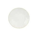 CHURCHILL SUPER VITRIFIED STONECAST BARLEY WHITE COUPE PLATE 8.9"