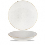 CHURCHILL SUPER VITRIFIED STONECAST BARLEY WHITE COUPE BOWL 176OZ