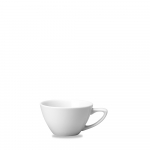 CHURCHILL SUPER VITRIFIED ULTIMO WHITE CAPPUCCINO CUP 6.5OZ