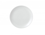 CHURCHILL SUPER VITRIFIED WHITE VELLUM COUPE PLATE 10.2"