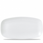 CHURCHILL SUPER VITRIFIED WHITE VELLUM CHEF'S OBLONG PLATE 11.7X6"