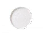 CHURCHILL SUPER VITRIFIED WHITE VELLUM CHEF'S WALLED PLATE 8.3"