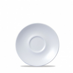 CHURCHILL SUPER VITRIFIED WHITE VELLUM SAUCER 6.1"