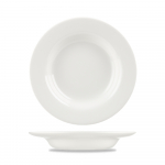CHURCHILL SUPER VITRIFIED CLASSIC WHITE RIMMED SOUP BOWL 11.4OZ