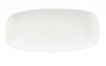 CHURCHILL SUPER VITRIFIED WHITE X SQUARED CHEF'S OBLONG PLATE 10.6X5"